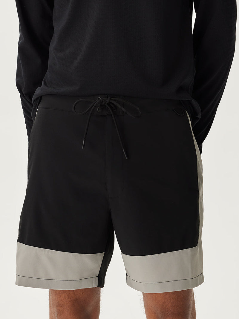 SolarCool 6in Boardshort Black/Grey