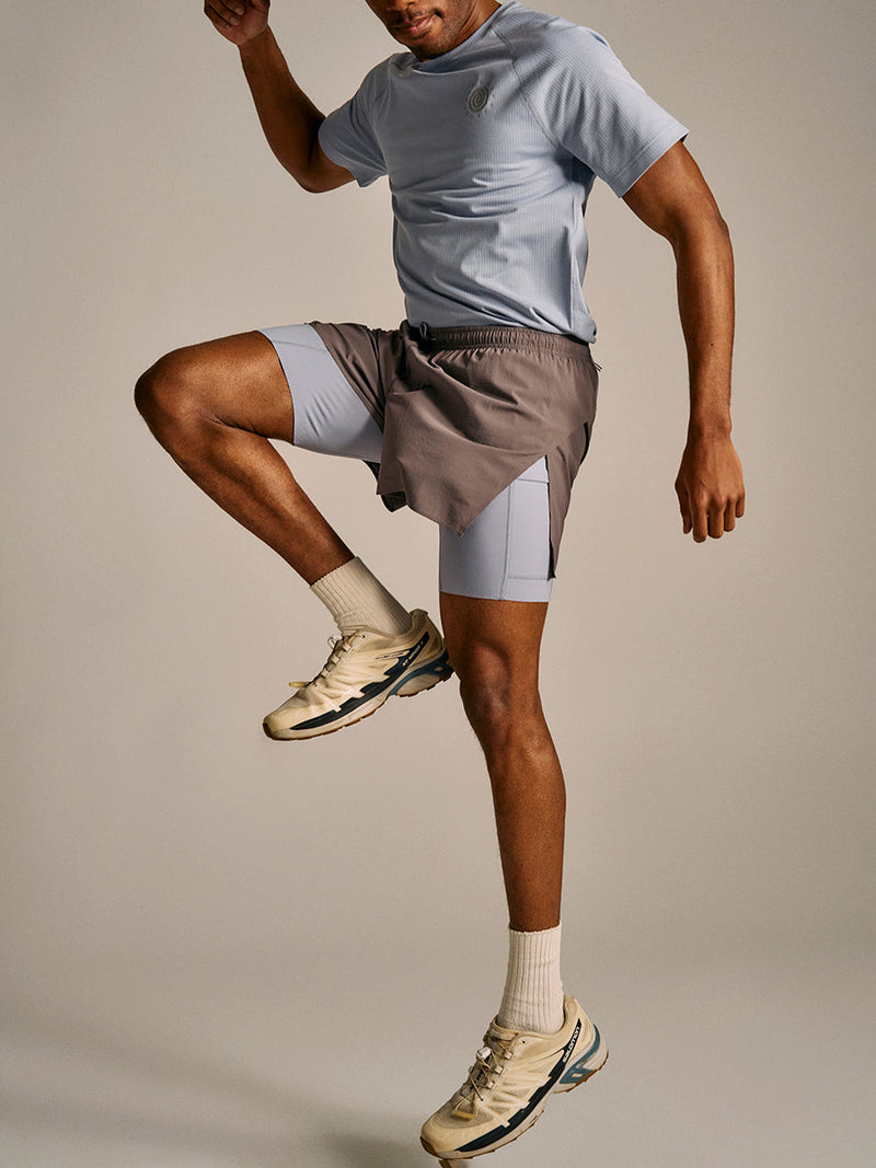 Jog 6 Short with Liner Thunder Mojave Haze CH 2137 (1)