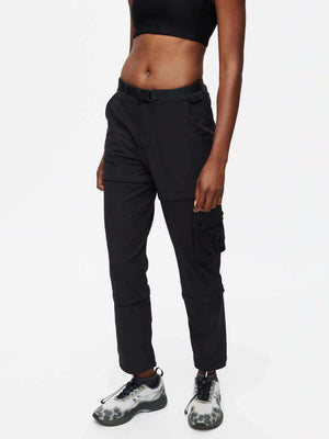 RecTrek Zip-Off Pant featuring customizable length options, stretchy fabric, and a sleek design for active wear.