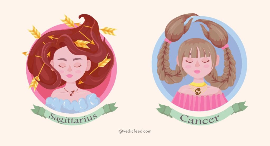 Sagittarius and cancer