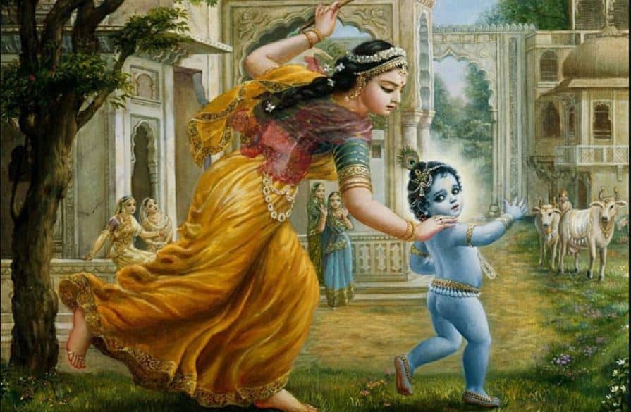 Yashoda and Baby Krishna